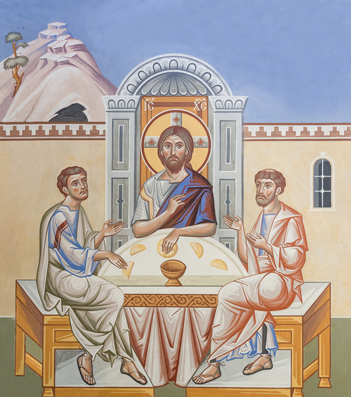 Christus in Emmaus. Russisch-Orthodoxe Kathedrale zum heiligen Nikolaus / Erzdiözese Wien/ Stephan Schönlaub, Erzdiözese Wien/ Stephan Schön Christus in Emmaus. Russisch-Orthodoxe Kathedrale zum heiligen Nikolaus