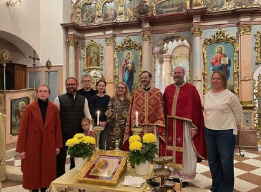 Göttliche Liturgie in weißrussischer Sprache in der St. Barbara-Kirche