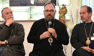 Erzbischof Cyril Vasil, Bischof Milan Stipic, Bischof Bohdan Danylo