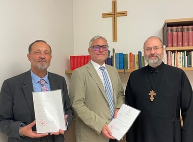 v.r.: GV Yuriy Kolasa, Mag. Christof Bock, Mag. Robert Huka 