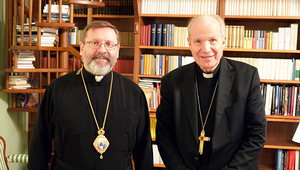 Großerzbischof Schwetschuk zu Besuch bei Kardinal Schönborn