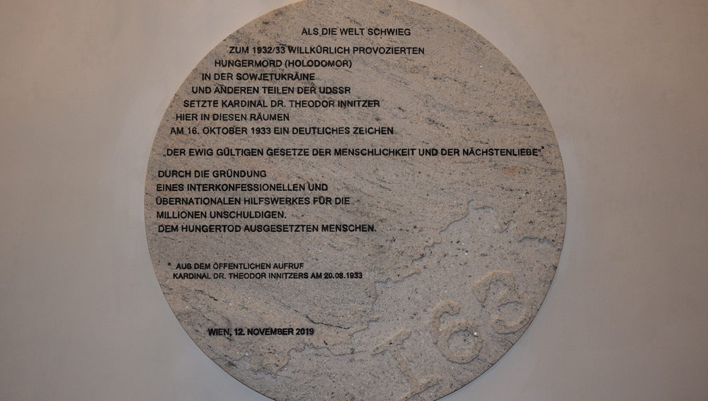 Gedenktafel für Kardinal Theodor Innitzer