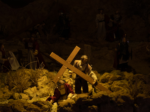 Kreuzweg / Erzdiözese Wien/ Stephan Schönlaub, Stephan Schönlaub Die Fastenkrippe, Kreuzweg