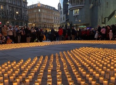 Lichtermeer am Stephansplatz